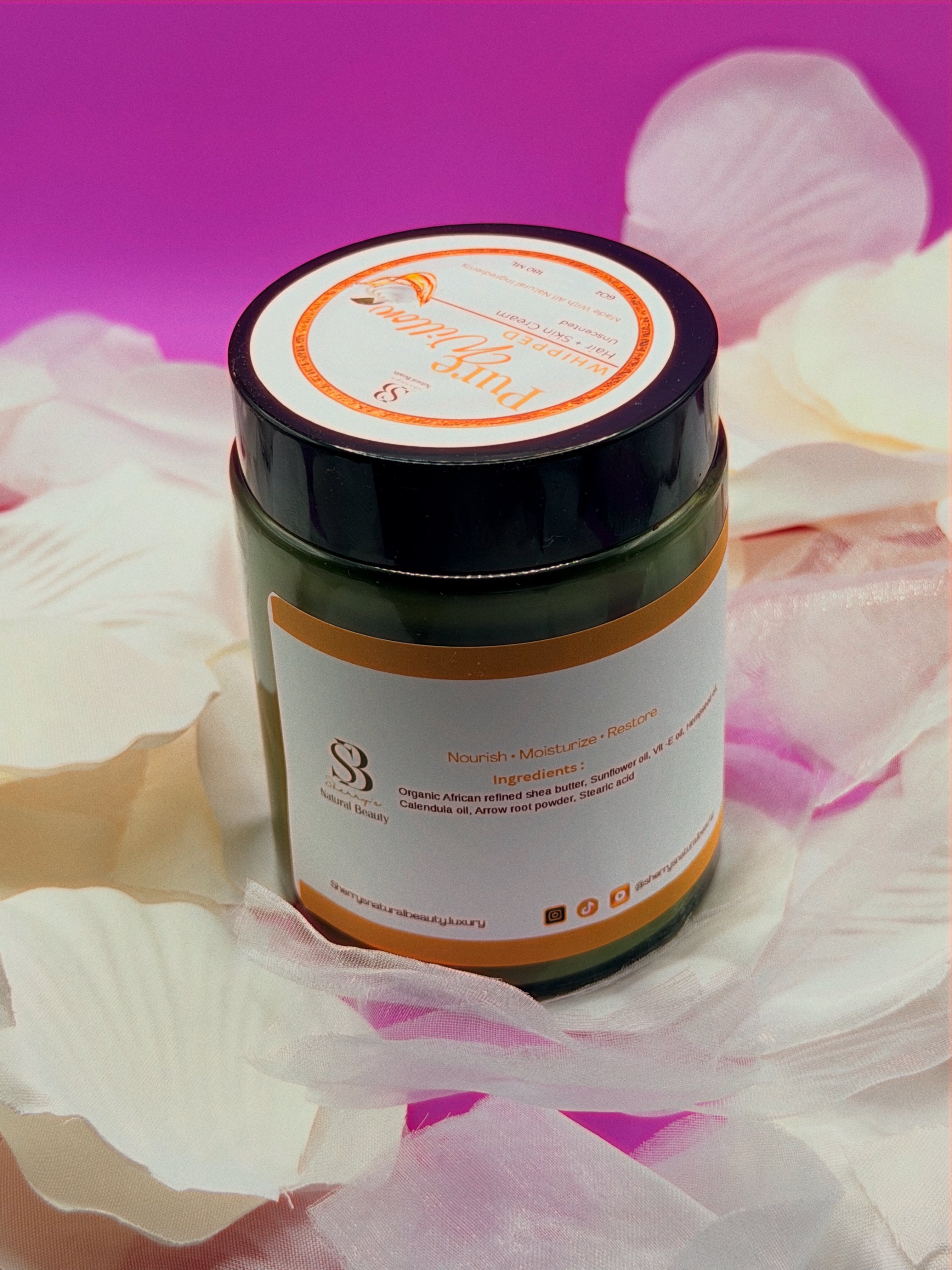 Pure Willow Wipped Organic Hair + Body Butter (unscented)