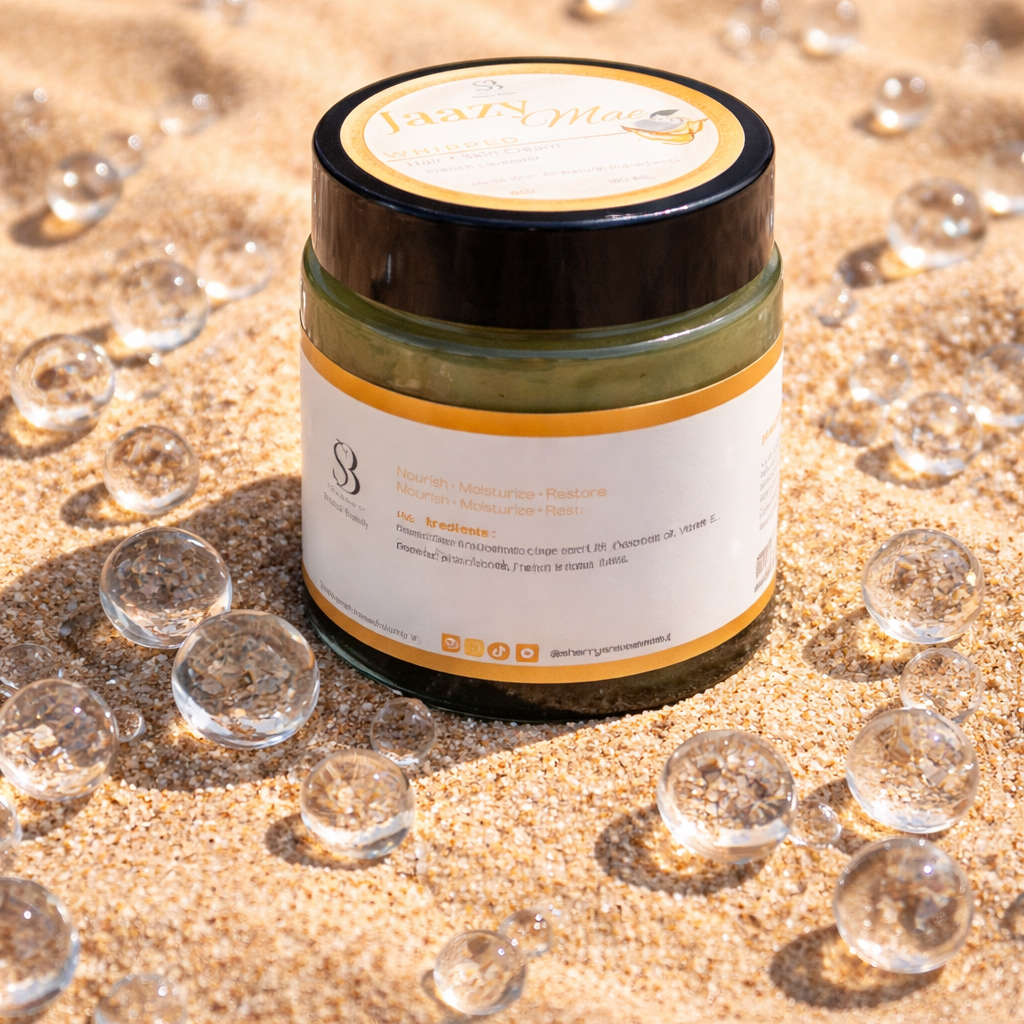 Jaazy-Mae Whipped Organic Hair + Body Butter (French Lavender)