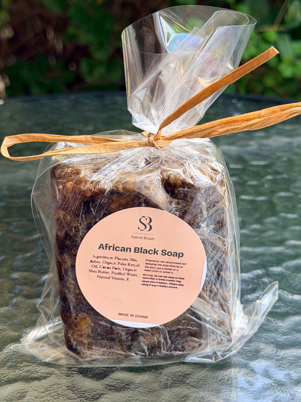Raw African Black Soap