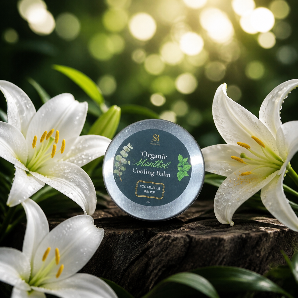 Organic Menthol Cooling Balm (for muscle relief)